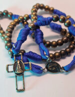 Terço Nossa Senhora - Linha Aparecida - Azul/Ouro Velho - Imagem 3