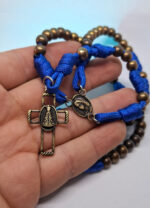 Terço Nossa Senhora - Linha Aparecida - Azul/Ouro Velho - Imagem 4