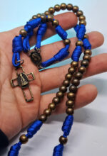 Terço Nossa Senhora - Linha Aparecida - Azul/Ouro Velho - Imagem 6