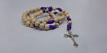 Terço em Paracord - Quaresima - Roxo/Branco - Imagem 8